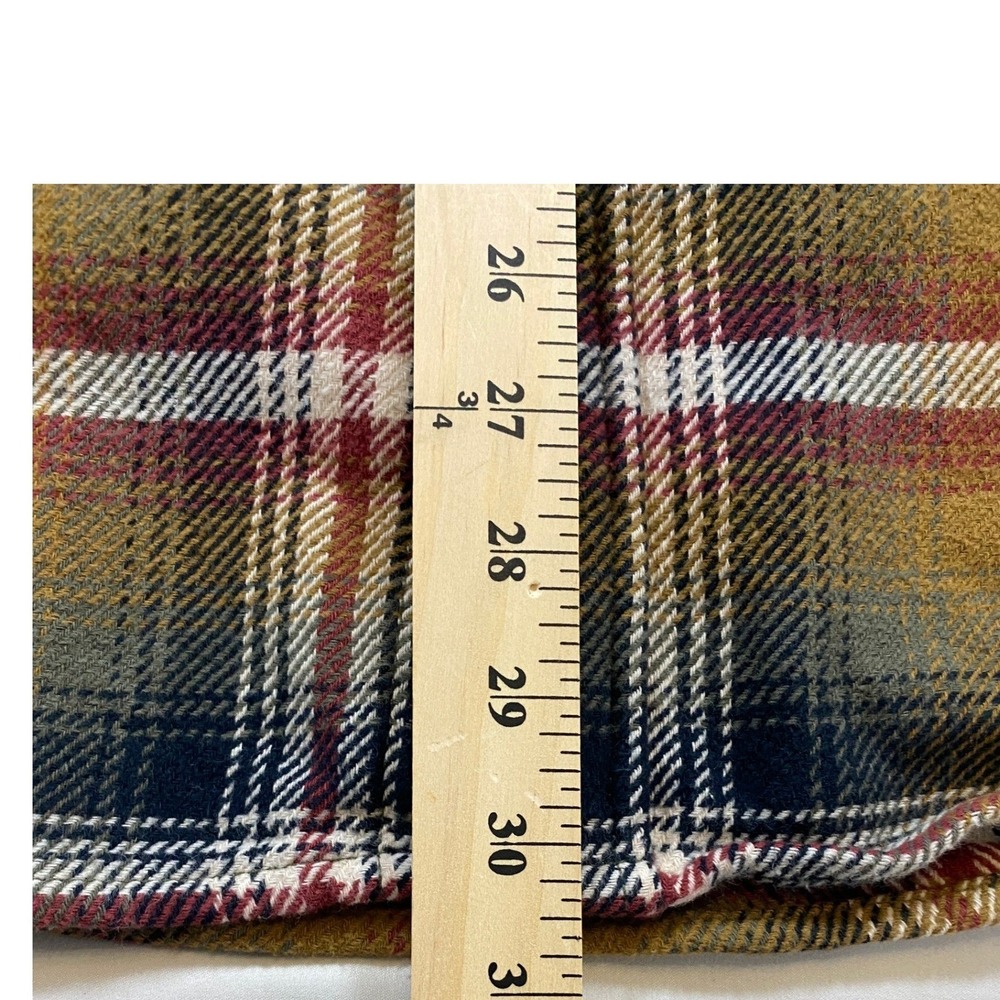 ORVIS Classic Collection Plaid Flannel Shirt Mens Long Sleeve Casual‎ Outerwear - Picture 10 of 12